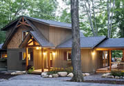 The Shorehaven cedar home