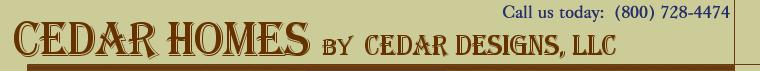 cedar homes Image of Cedar Log Home Kits