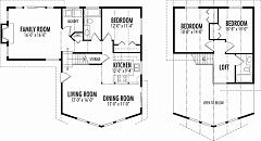 Saltspring cedar home floor plan