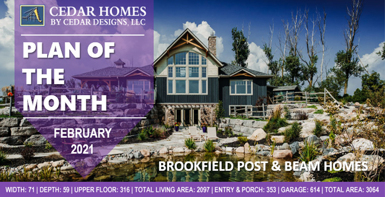 Brookfield Custom Post Beam Cedar Homes