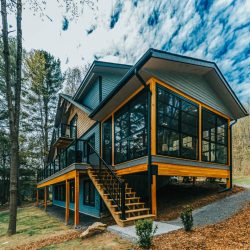 Halls Glen Custom Post Beam Cedar Home Cottage