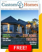 custom homes magazine cedar designs