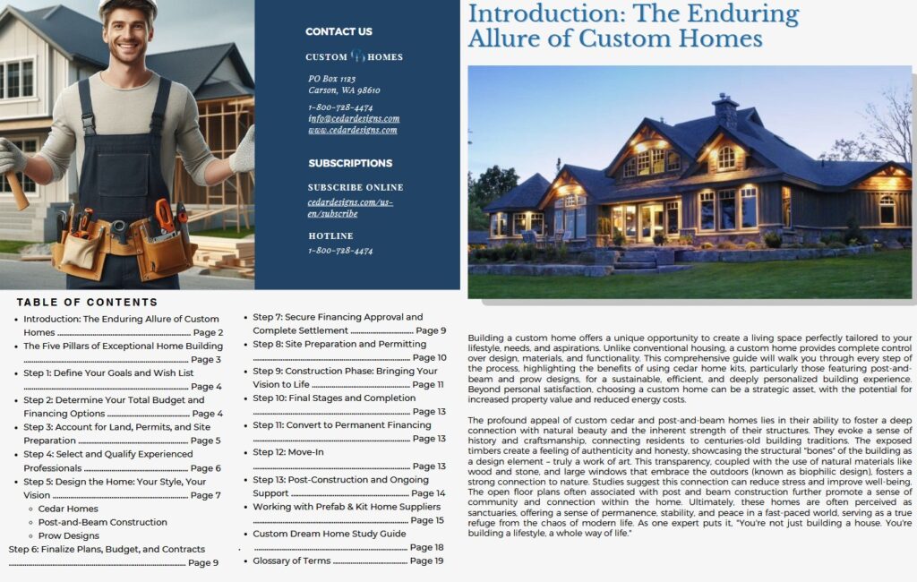 cedar home kits